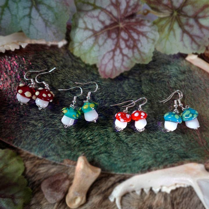 Tia Kinsman - Wholesale Jewelry Set - Mushroom Earring Sets1