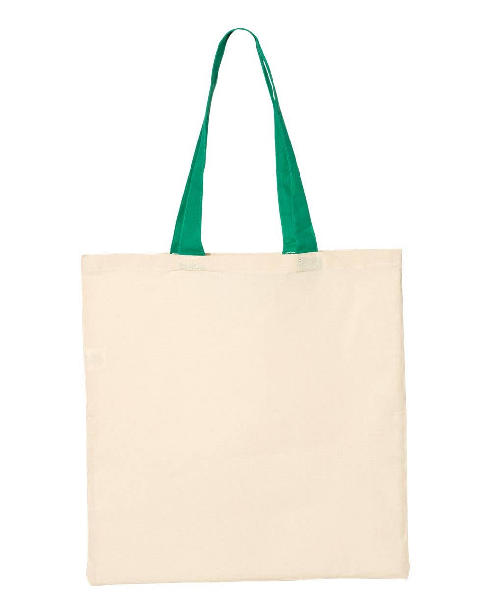 Lucky Avocado - Wholesale Tote Bag - Unisex - Economical Tote with Contrast-Color Handles10