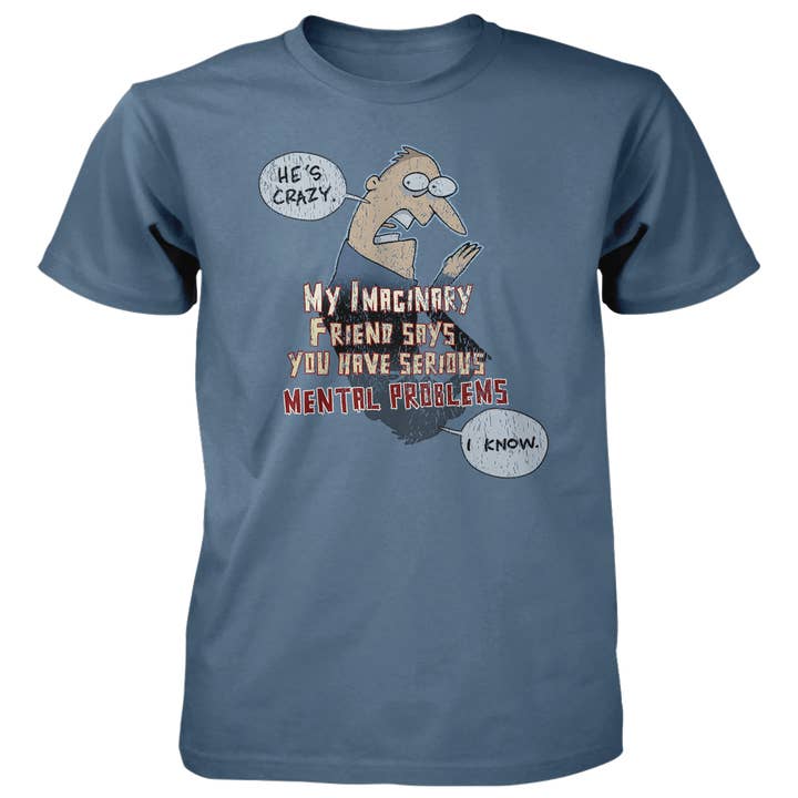 Imaginary Friend - 4.5 oz Cotton T-Shirt for wholesale by Jester Clothing Company