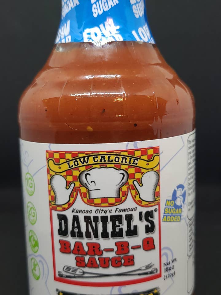 Low Sugar All Purpose Kansas City Style Bar-b-q Sauce for wholesale by Daniel's Bar-b-q Sauces L.L.C.