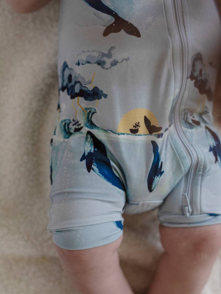 Tiny Revival Clothing Co. - Wholesale Jumpsuit - Baby - Jonah Shortie Romper3