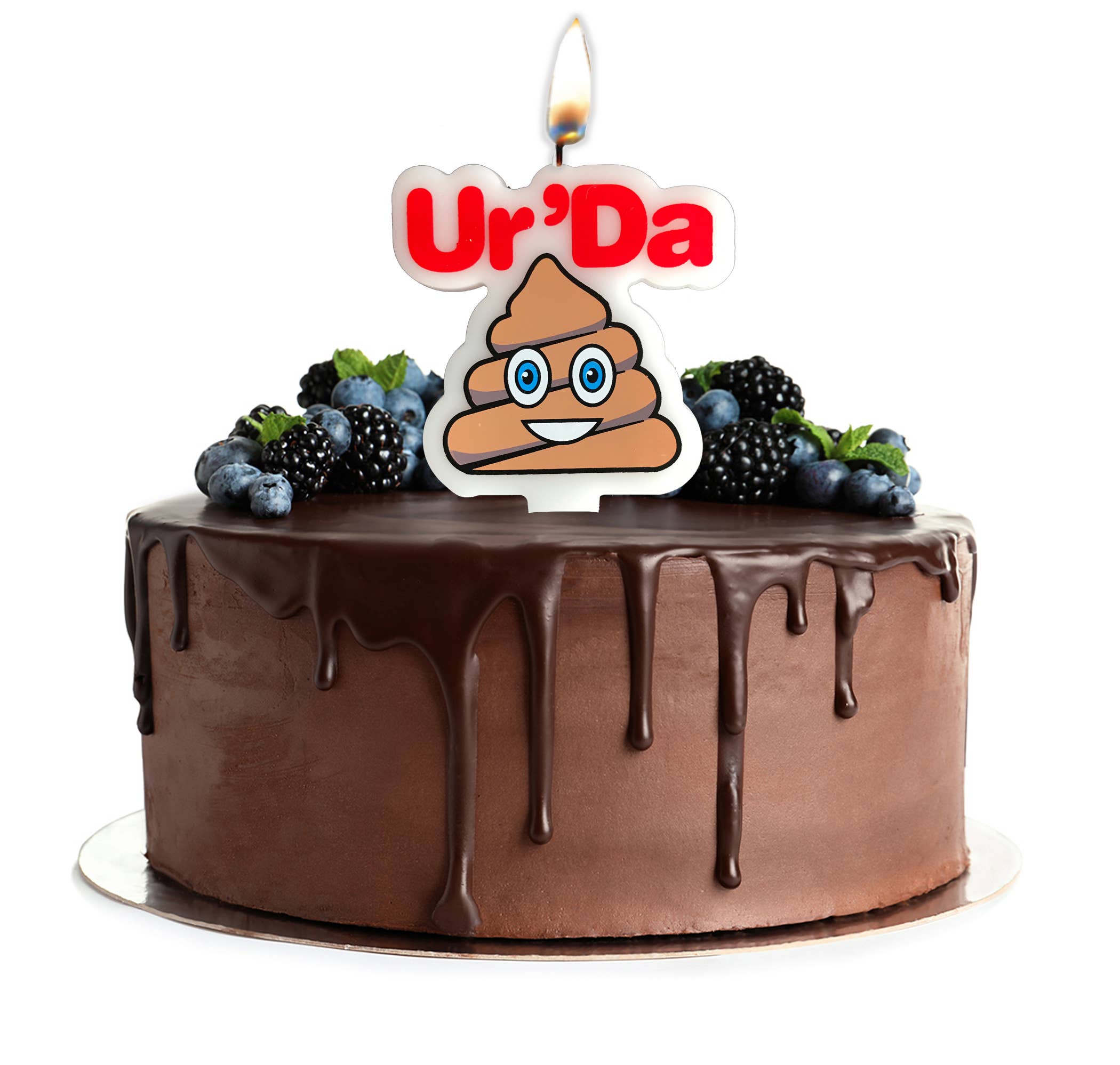 Little Genie Productions - Vendita all'ingrosso Candeline per torte - Candela UR Da Poop