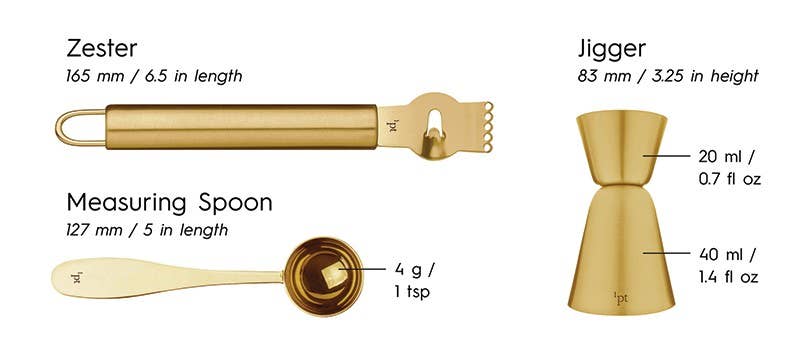 One Part Co. - Wholesale Bar Tool - 1pt Blending & Bottling Tool Set (S/3)2