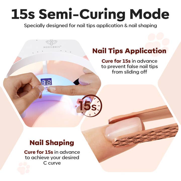 Modelones - Wholesale Nailcare Set - 48W UV Gooseneck LED Nail Lamp