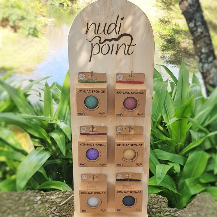 Nudi Point - Wholesale Facial cleanser - Konjac Facial Sponge - LAVENDER2