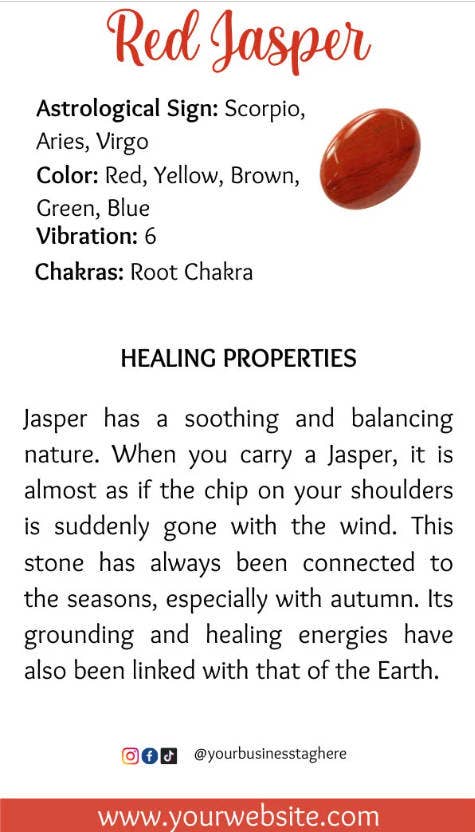 CaNatureLover – Cartas de tarô por atacado – Conjunto de 300 Cartões Impressos de Pedras Preciosas e Cristais1