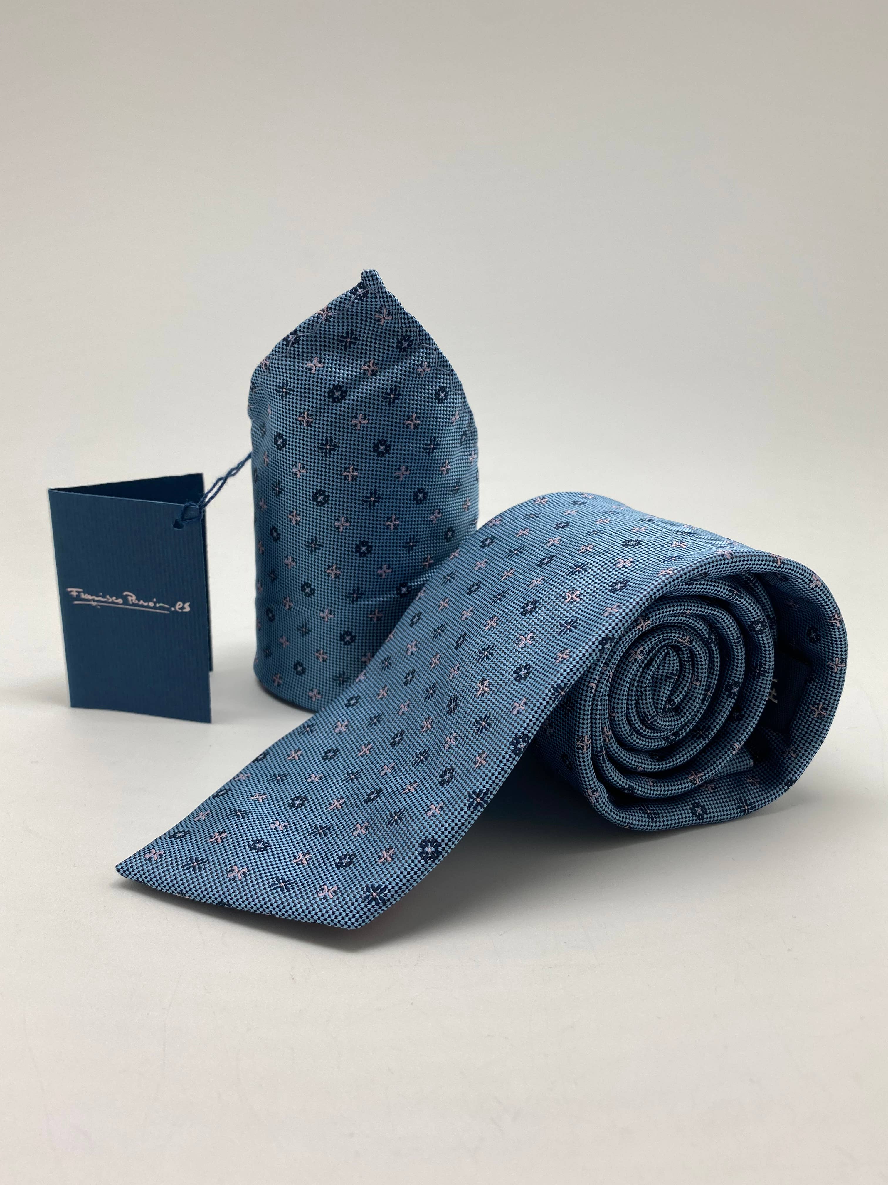 Andaluza De Corbatas SLU - Wholesale Necktie - Men's - Two Flowers Tie0