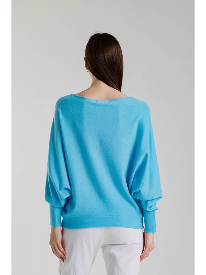 TINA Stephens Italy/Tees By Tina – Großhandel Strickpullover – Damen – Mylah Seriously Weicher Fledermaus-Pullover (BLS413)19