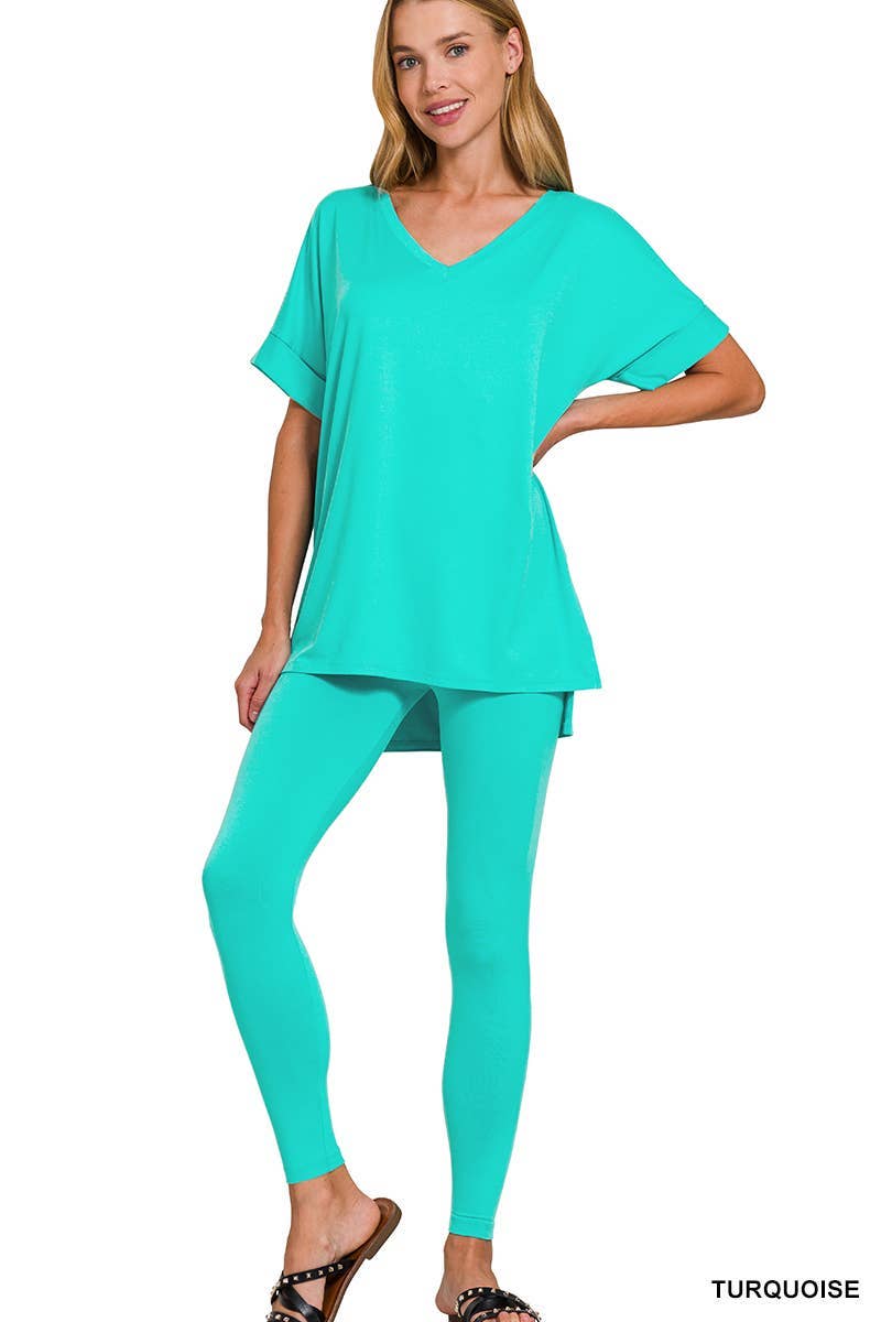 Vanilla Monkey - Wholesale Lounge Set - Women's - Brushed Dty Microfiber Loungewear Set33