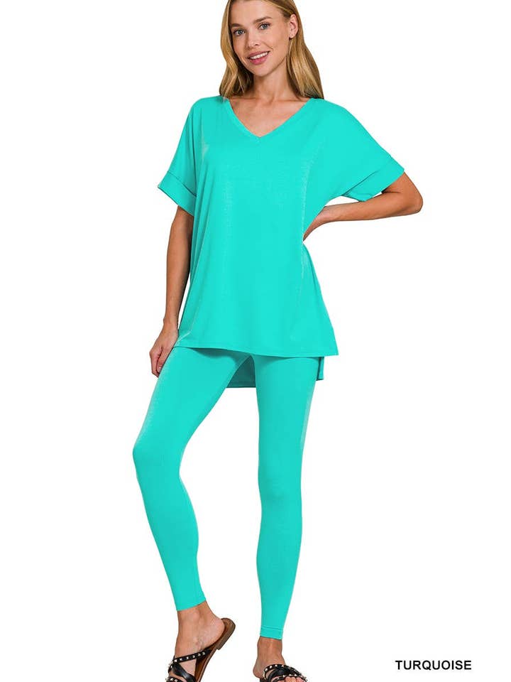 Vanilla Monkey - Wholesale Lounge Set - Women's - Brushed Dty Microfiber Loungewear Set33