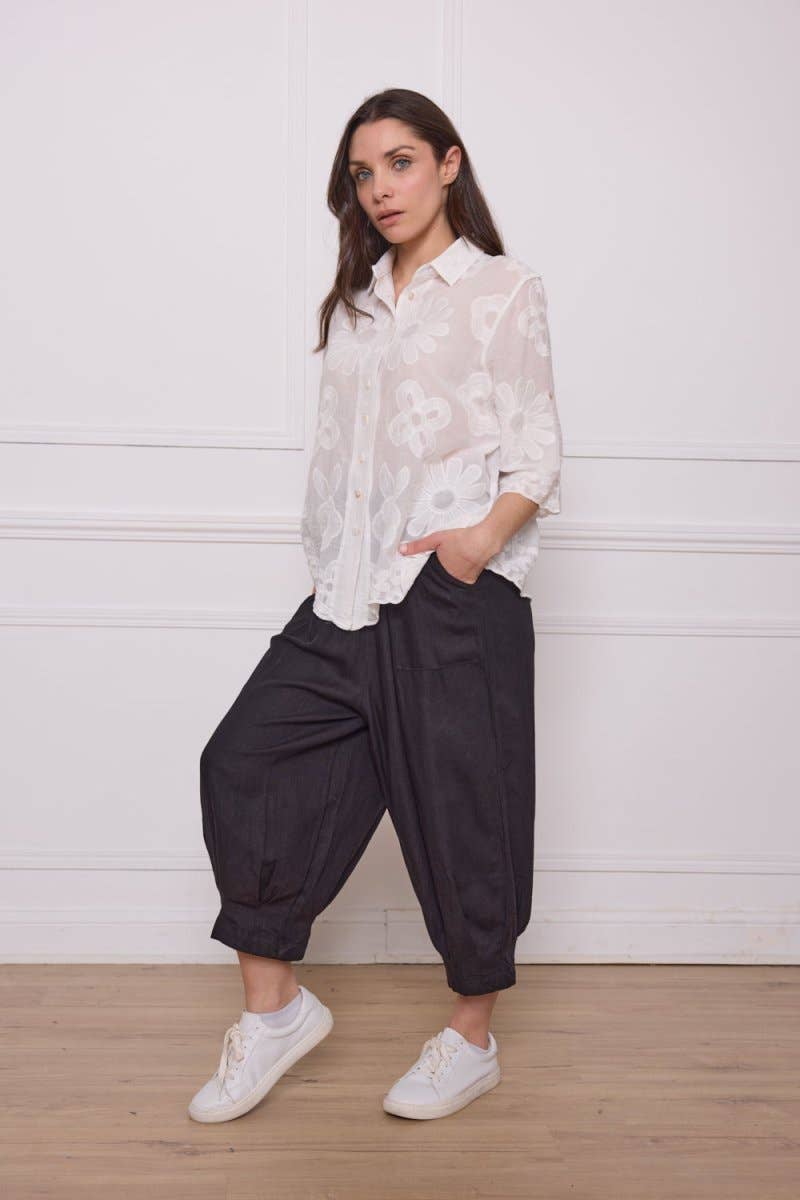 BELLA BLUE - Wholesale Button Down Shirt - Women's - X-H024