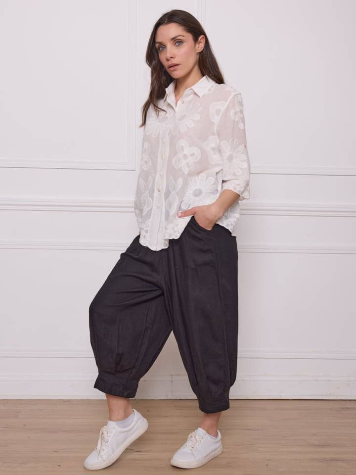 BELLA BLUE - Wholesale Button Down Shirt - Women's - X-H024