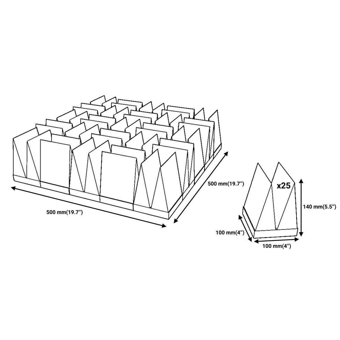 ATB-Sound sp. z o. o. - Wholesale Wall Accent - 4 PACK - Acoustic Foam Panels 50x50cm | Soundproof Tiles2