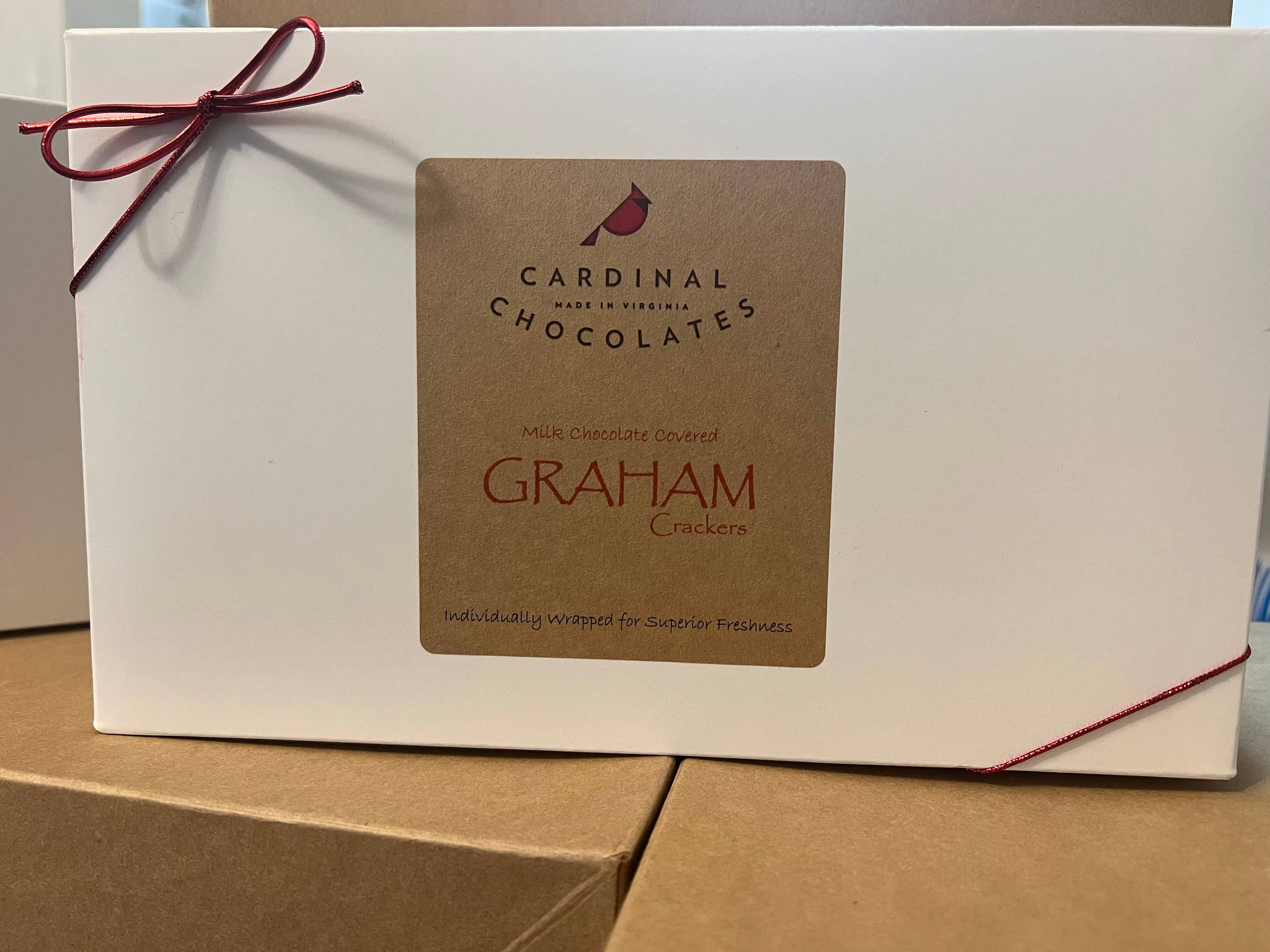 Cardinal Chocolates - Wholesale Chocolate Covered Sweets - Chocolate Covered Graham Crackers 2pc Bag1