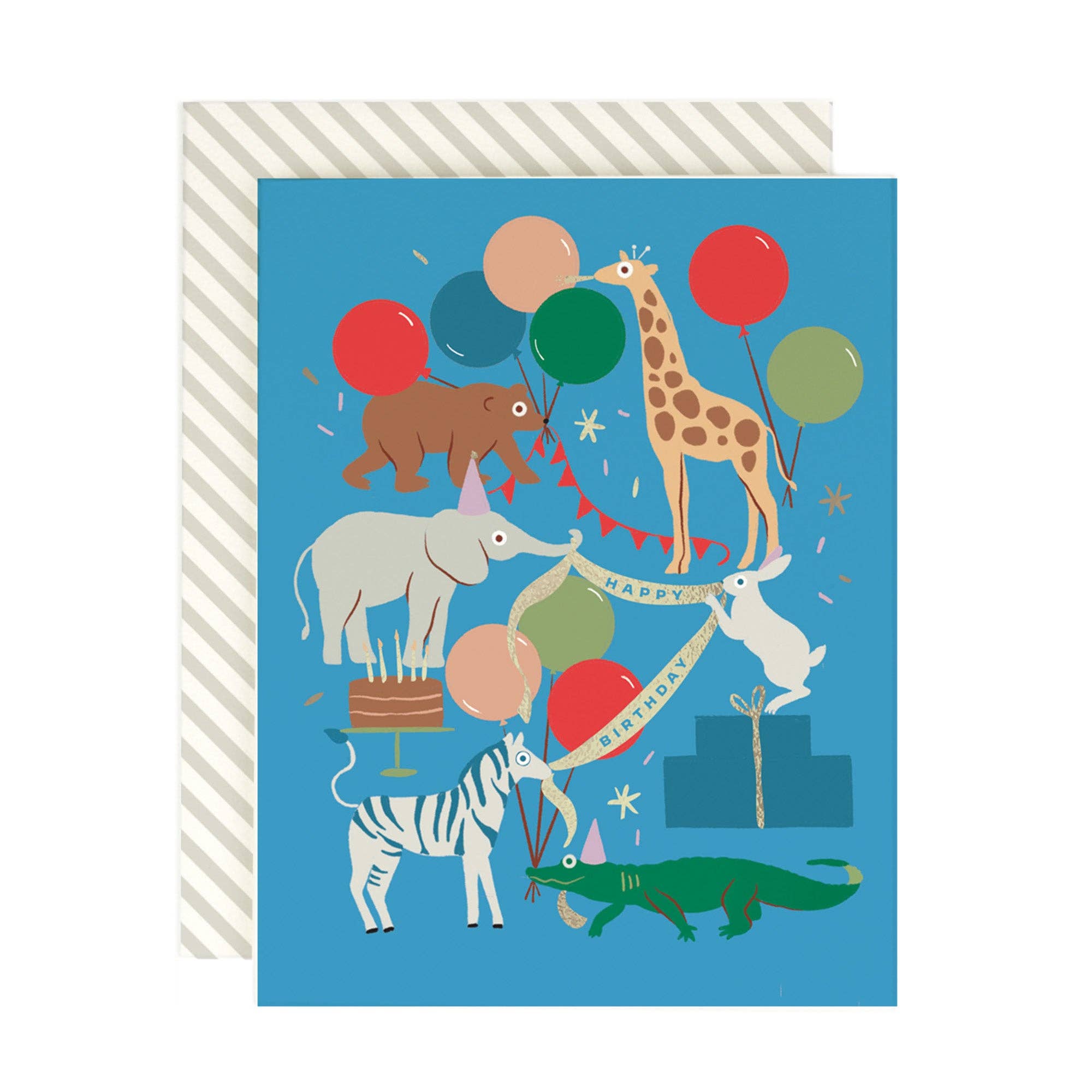 Amy Heitman - Wholesale Birthday Card - Animal Party Birthday0