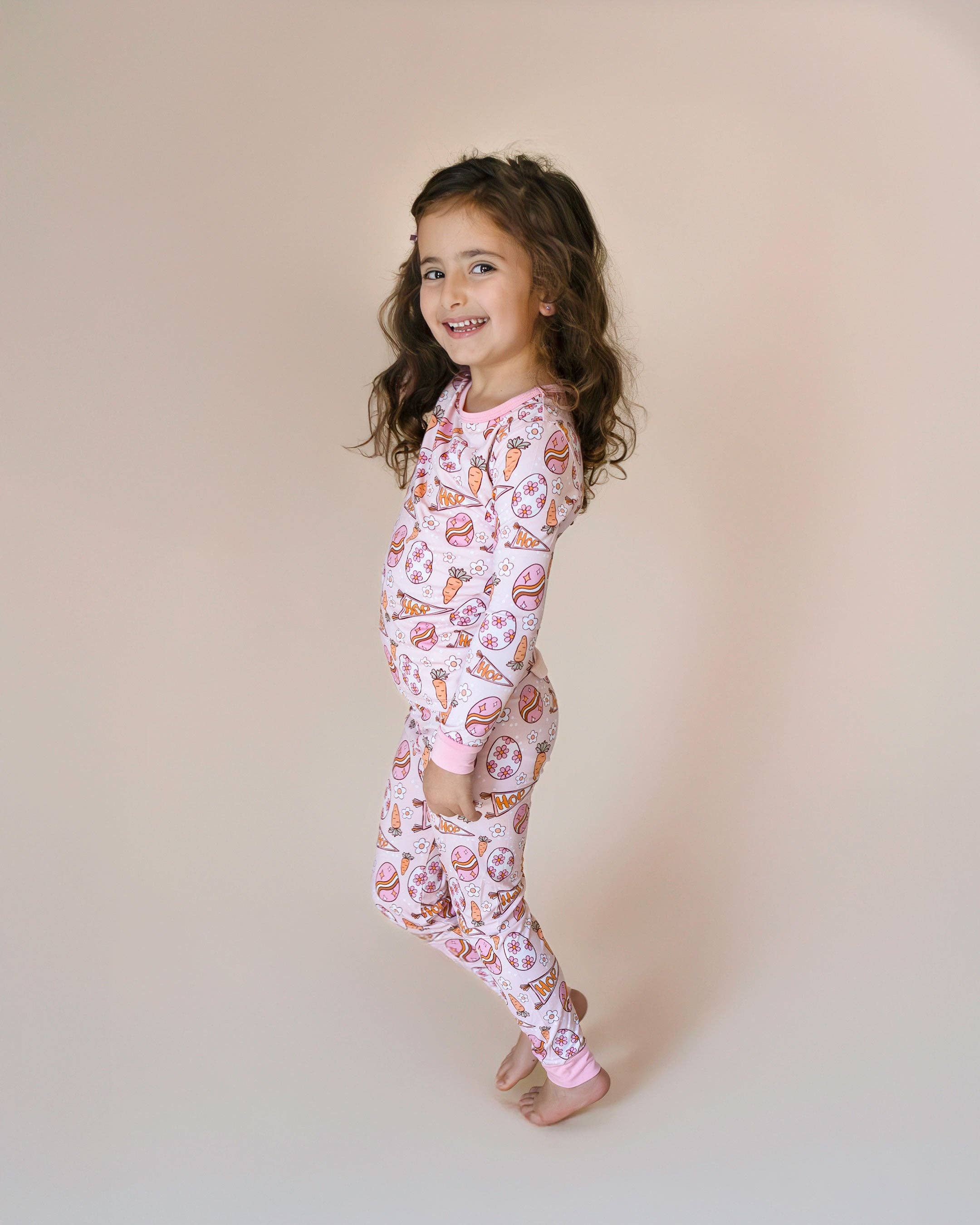 Lucky Panda Kids - Wholesale Top & Pant Set - Kids - Bamboo Two Piece Set | Easter Hop3
