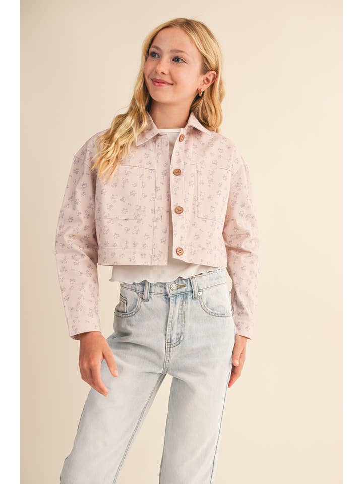 heart and arrow - Wholesale Jacket - Kids - TWEEN KIDS GIRLS CROPPED JACKET (7-14)3