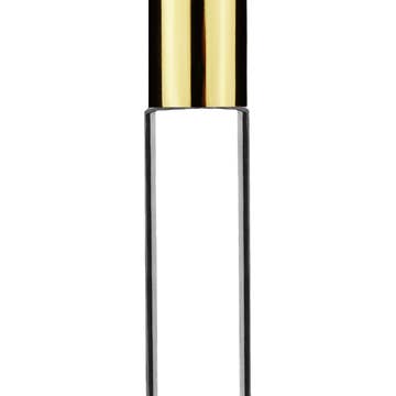 Best Bottles - Wholesale Essential Oil Holder - Cylinder Clear Glass Bottle with Plastic Roller Ball - 9ml9