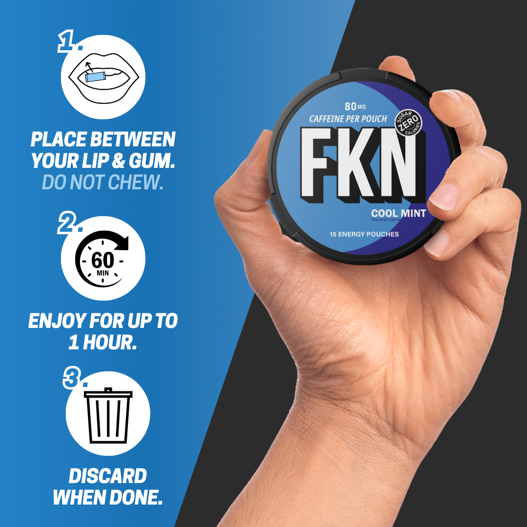 FKN Rich – wholesale Oralt tillskott/Vitamin – FKN Koffeinpåsar (Cool Mint) 80MG4