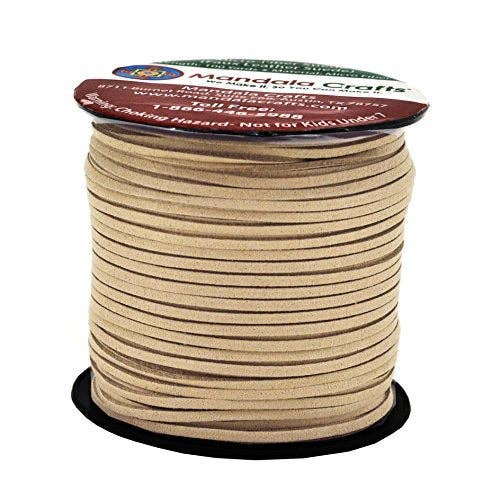 Mandala Crafts – Großhandel Bastelzubehör – Wildleder-Imitatkordel – veganes Leder für Schmuckherstellung und Perlenarbeiten53