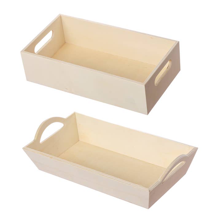Angels Craft - Wholesale Decorative Tray - Wooden Tray, 1-ct (2 options available)
