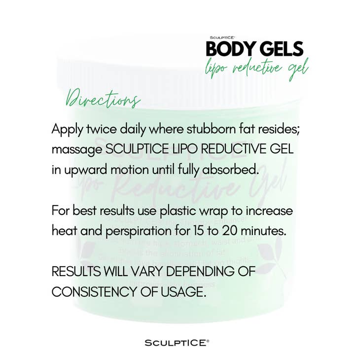 Sculptice - Wholesale Body Cream/Lotion - SculptICE® Lipo-Reduction Gel