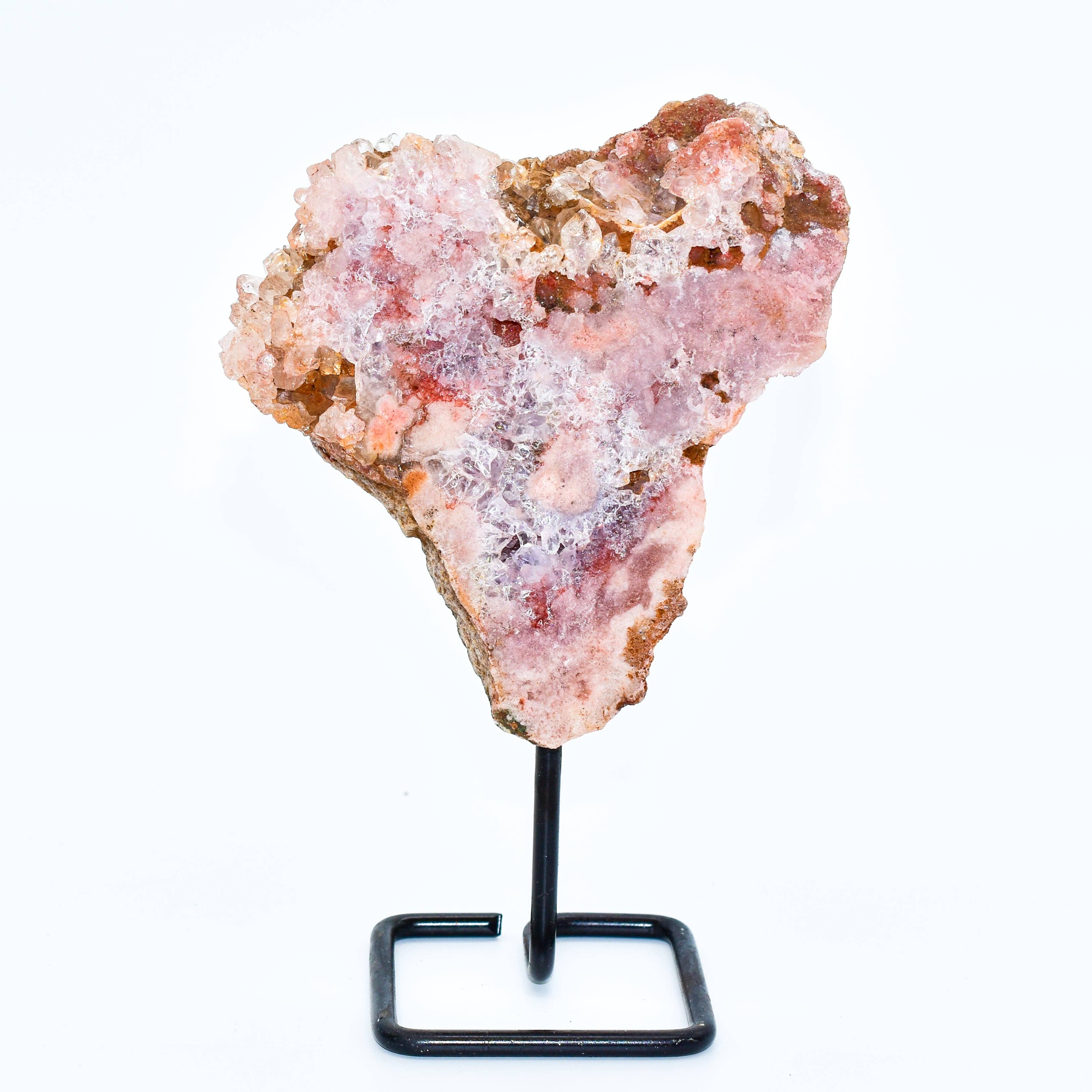 Whyte Quartz - Wholesale Spiritual Stone/Crystal - Pink Amethyst on Stand4