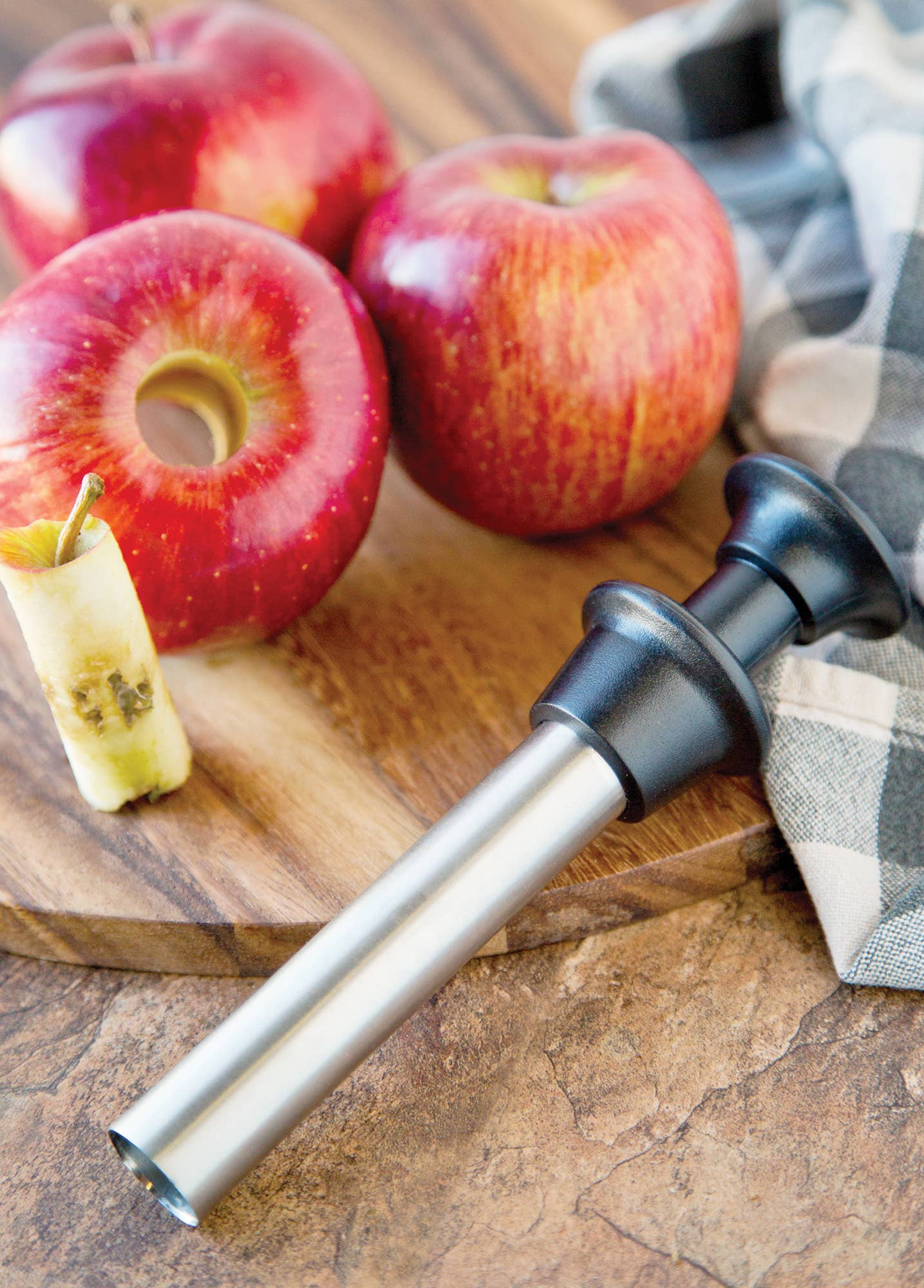 Fox Run Brands - Wholesale Kitchen Tool/Gadget - Fox Run Apple Corer, Stainless Steel, 1.75" x 1.75" x 6.25"1