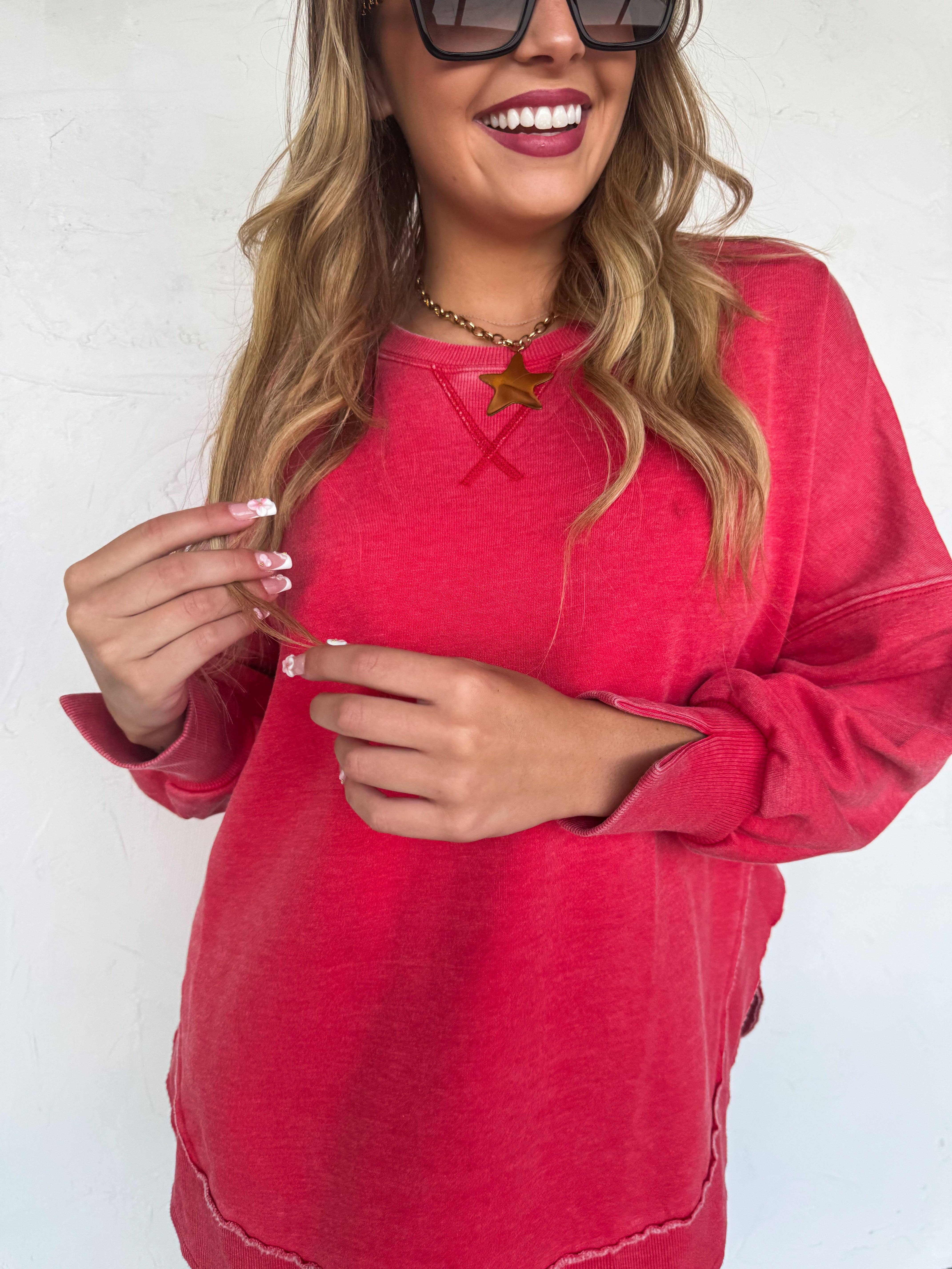 BLAKELEY - Vente Sweat-shirt – femme - SWEATSHIRT DÉLAVÉ JOSS11