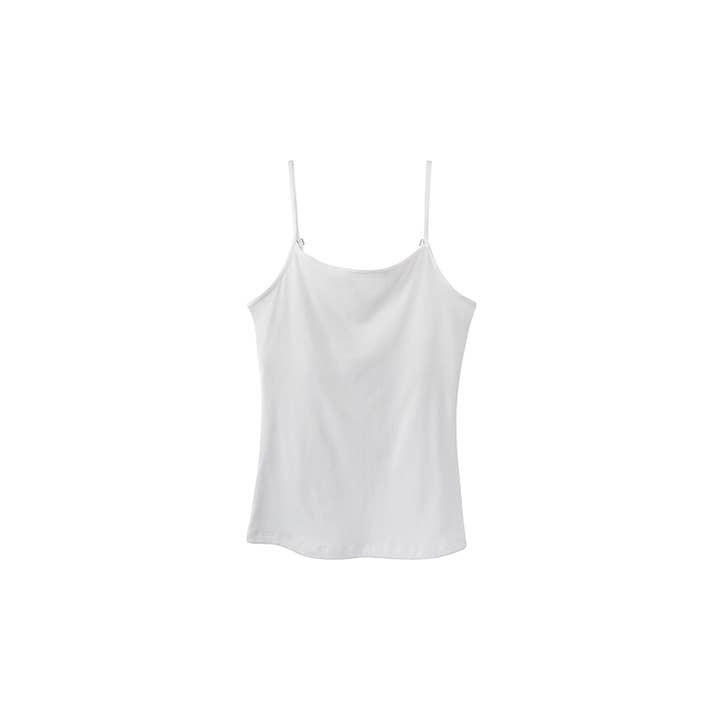 Maia Sustainable Jersey Camisole, White for wholesale by Everviolet