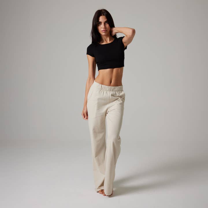 Talentless - Wholesale T-Shirt - Women's - WOMENS RAW HEM CROP BABY TEE