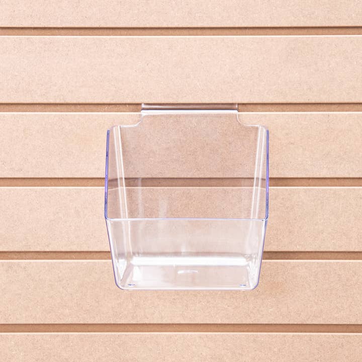 Store Supply Warehouse - Wholesale Retailer Display - Accessories - 6" X 5 ½" X 7 ½" Clear Plastic Dump Bin 6