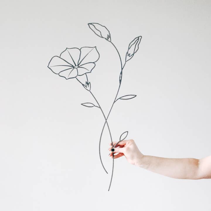 Morning Glory Blomst Vægindretning for engroshandel hos Keystone Steel Co.