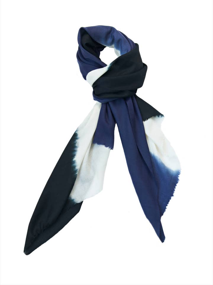 Blue and White Dip Dye for wholesale by Tina Sparkle