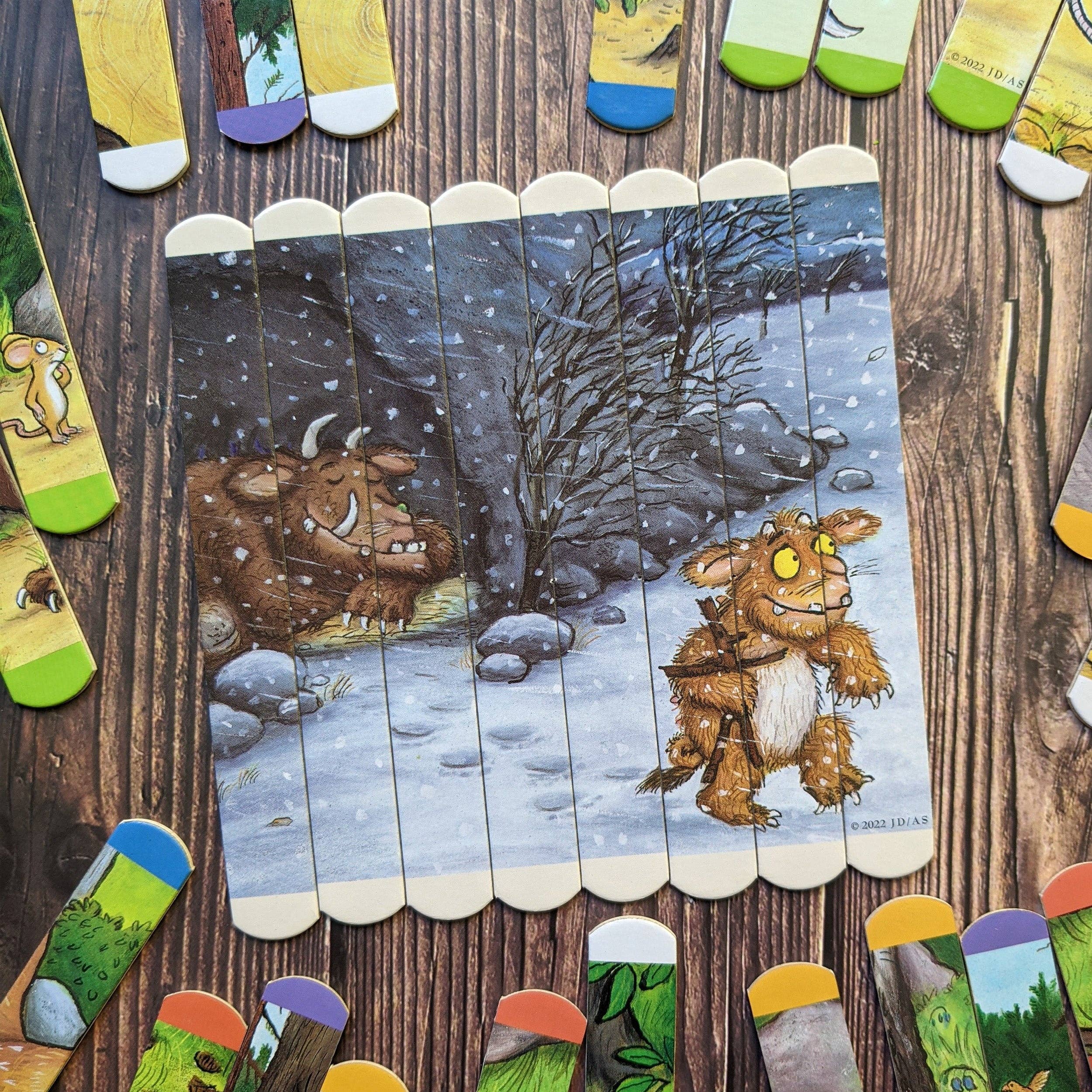 Robert Frederick Ltd - Wholesale Puzzle – Child - The Gruffalo Lolly Stick Puzzle - Create 5 Double Sided Lolly Stick Scenes2