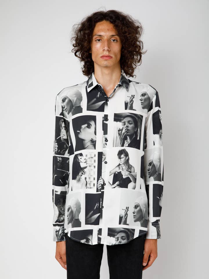 'SMOKE' Unisex Hemd für den Großhandel von Benevierre