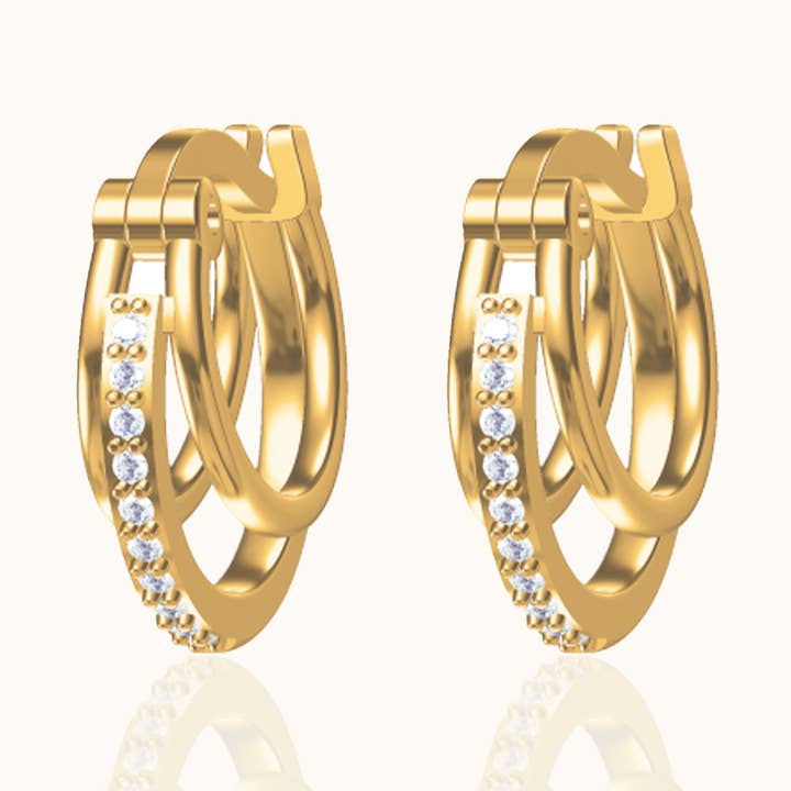 Pendientes Círculo Victoriano para venta al por mayor de DOVIANA