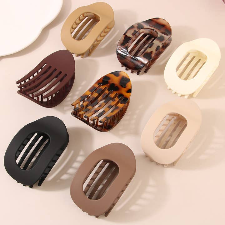 ACCITY - Wholesale Hair Clip - Women's - HOT-SELLING FLAT OVAL HAIR CLIP – STRONG HOLD &_CWMM4936