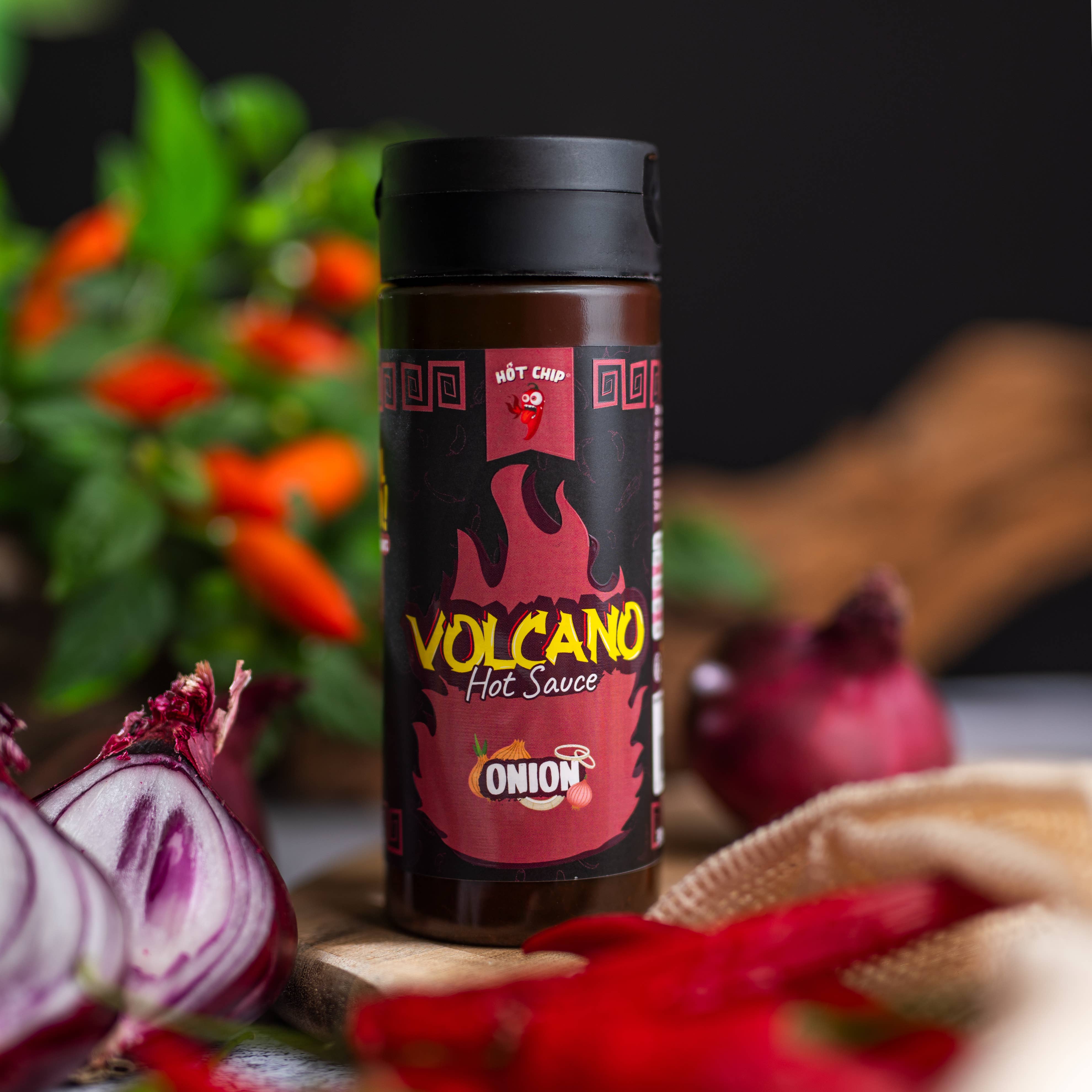 HOT-CHIP – wholesale Stark sås – Löksås 270 ml – Vulkan1