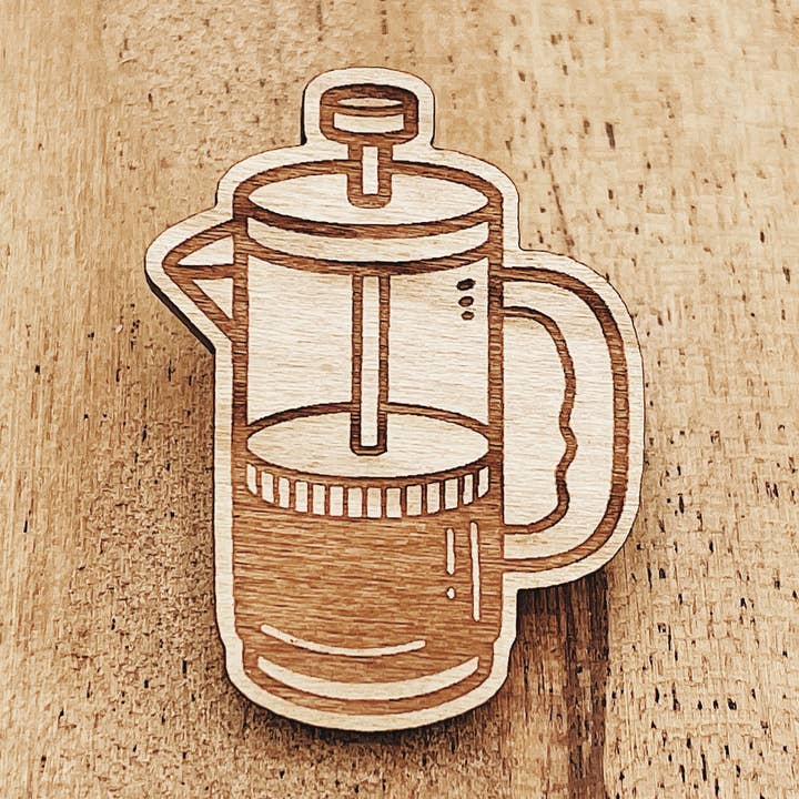 Französisch Presse aus Holz Pin für den Großhandel von The Wooden Pin