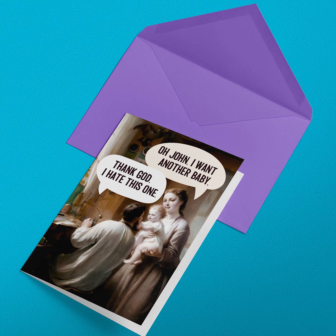 Squirrel Friend Gifts – postal de felicitações por atacado – Outro Bebé - Cartão Engraçado para Novo Bebé3