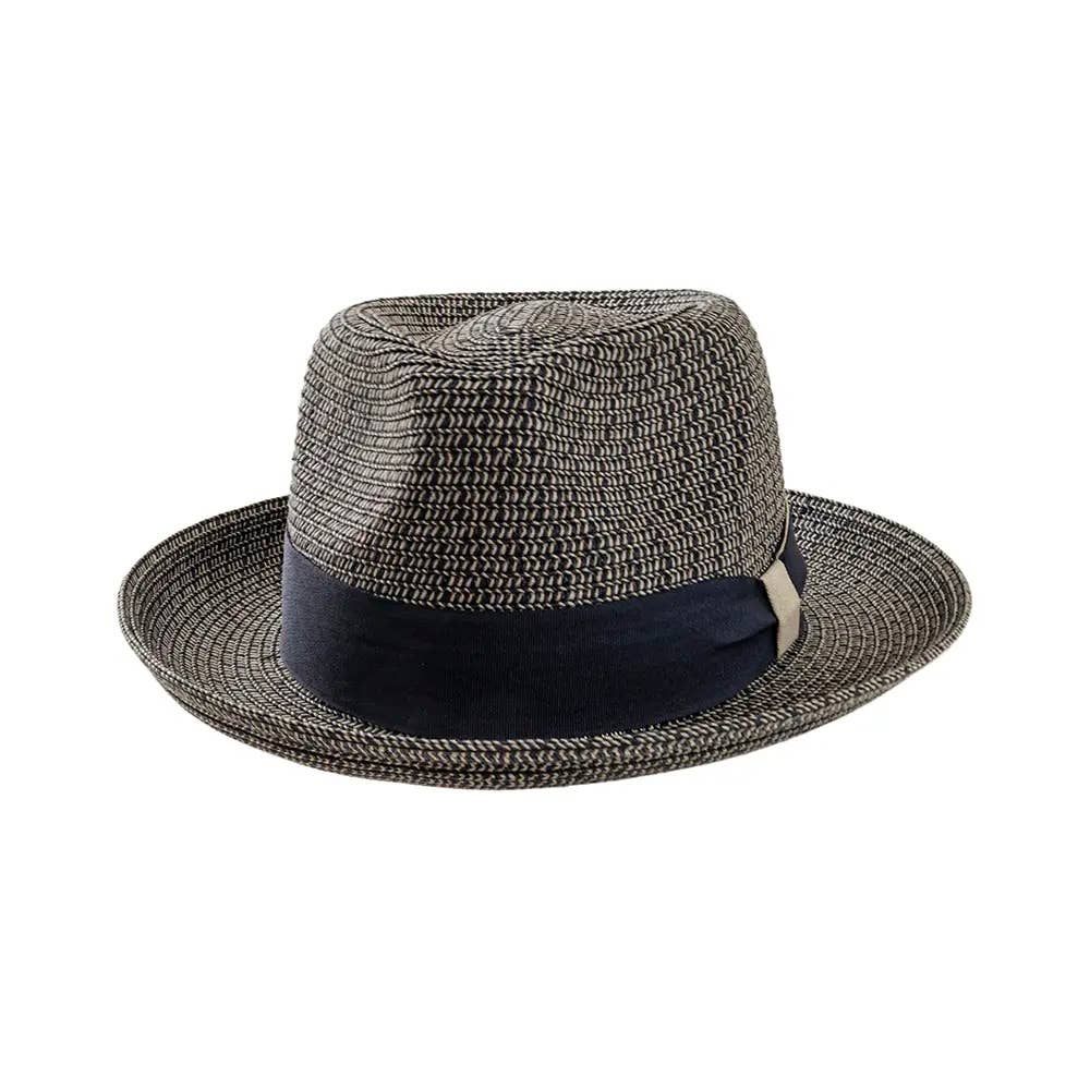 American Hat Makers - Wholesale Straw Hat - Unisex - Soft Straw Fedora Hat - Style Coronado9