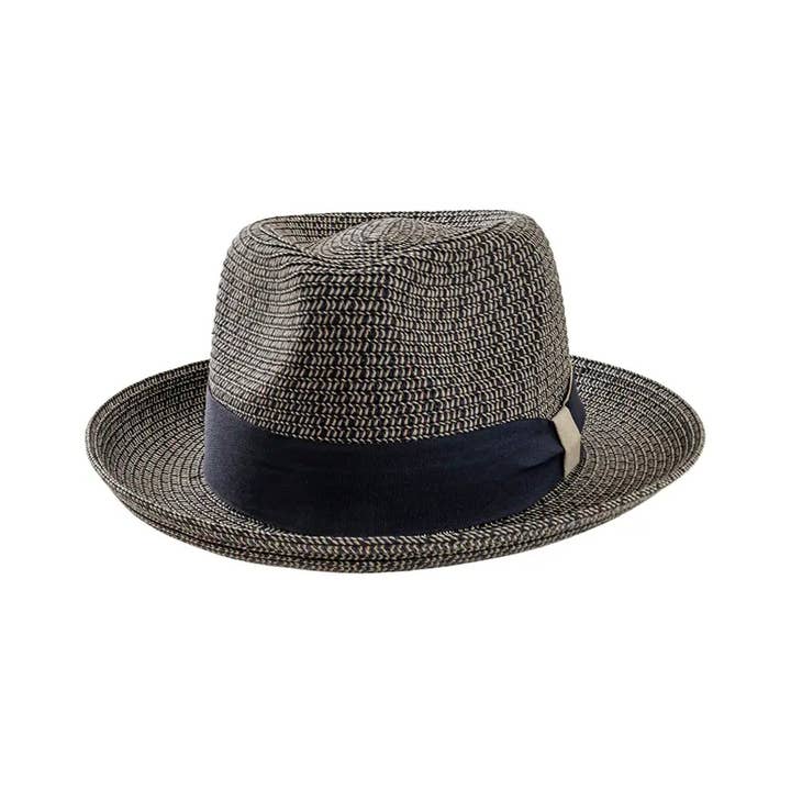 American Hat Makers - Wholesale Straw Hat - Unisex - Soft Straw Fedora Hat - Style Coronado9