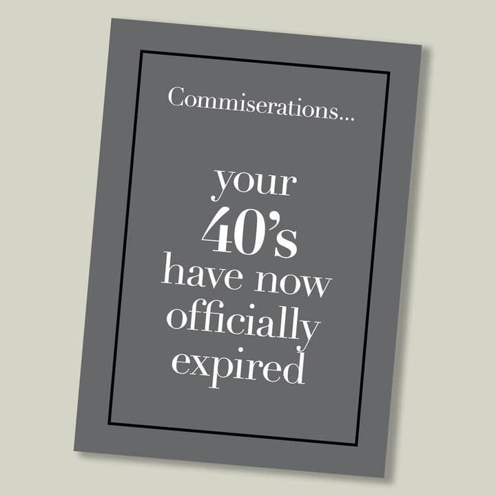 Carte Cheeky pour le 50e anniversaire pour la vente par Footle Publishing