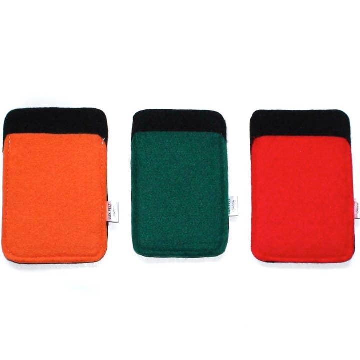 Cardholder Black+ for wholesale by Lux Felt London