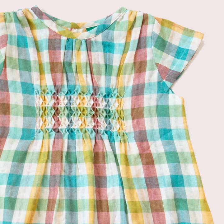 Rainbow Smocked Dress for wholesale on Faire