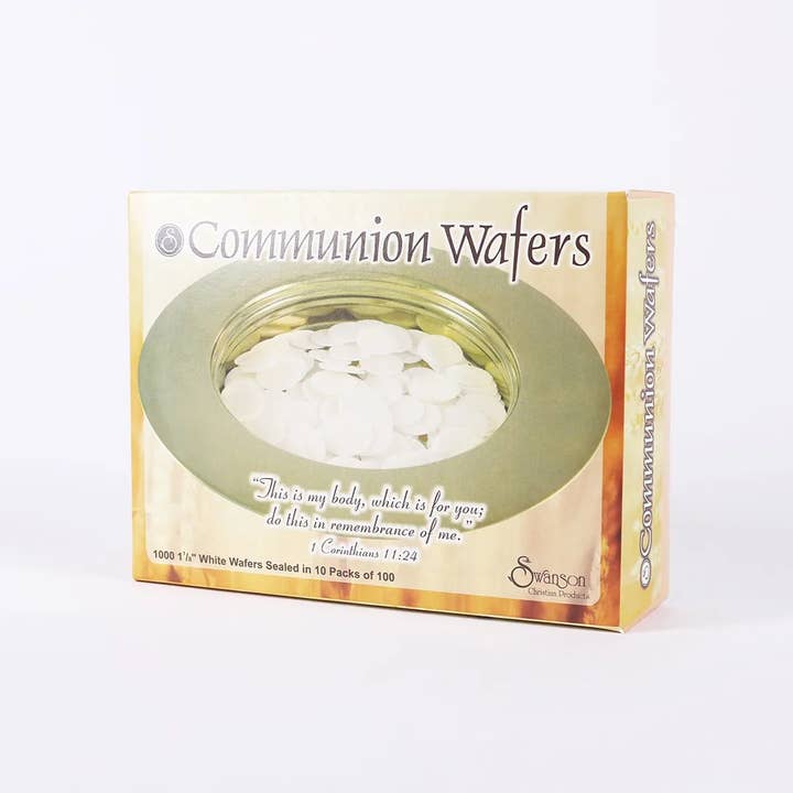 Swanson Christian Products - Wholesale Bread Mix - Communion Bread - Round Wafers - 1000 Count