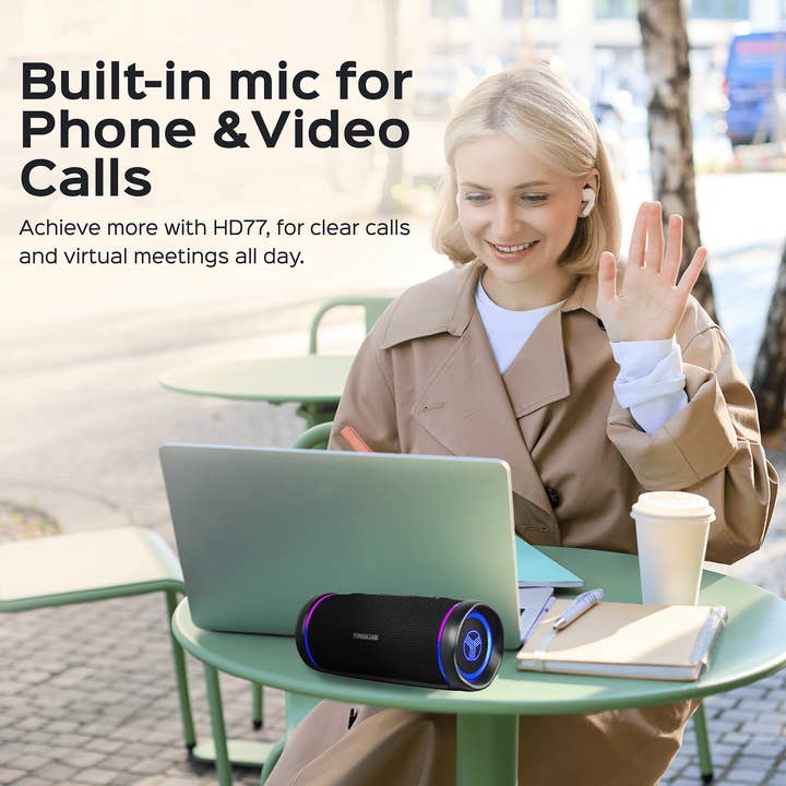 Productech - Wholesale Speakers - TREBLAB HD77 - Portable Bluetooth Speaker (2 items)