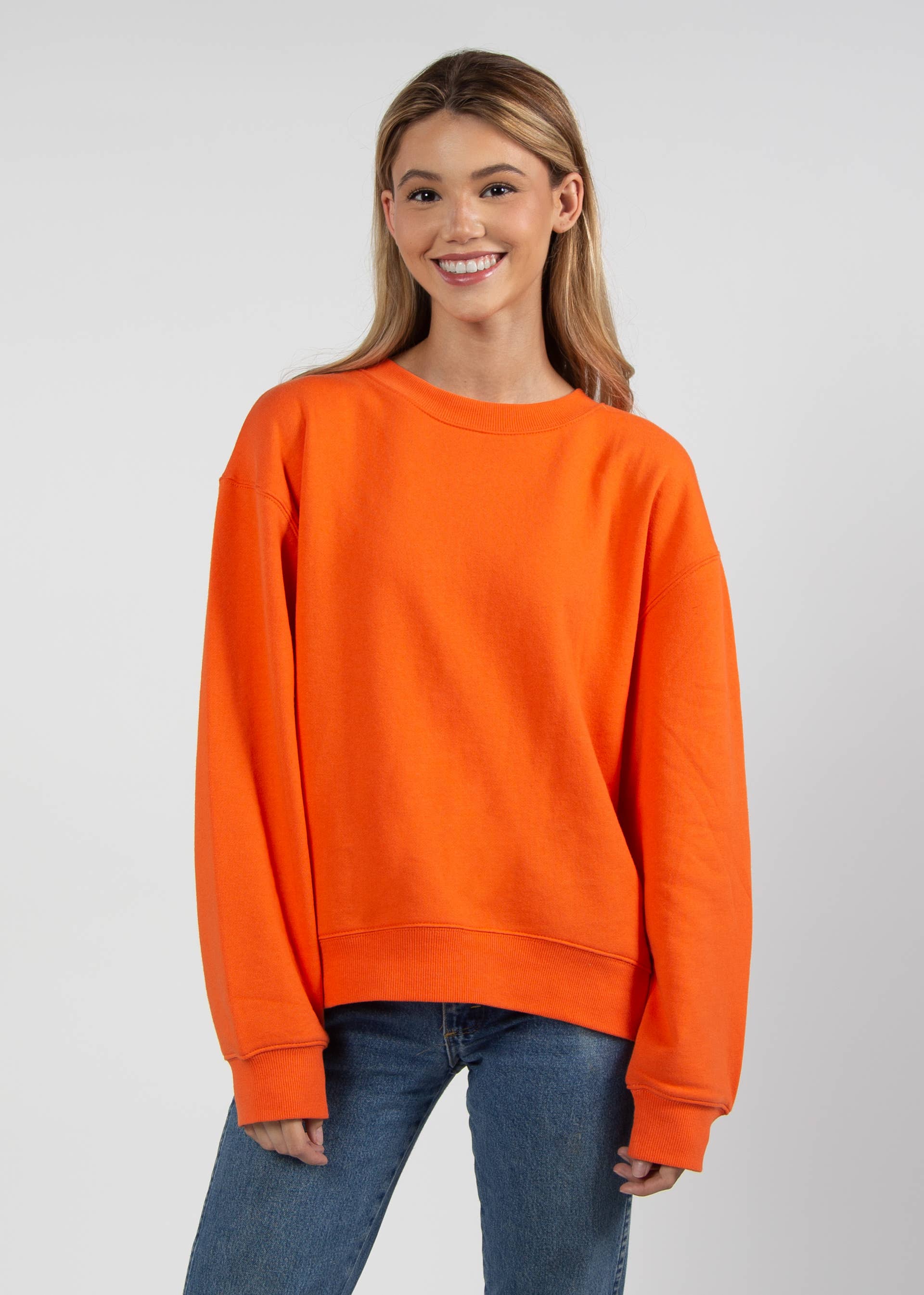 chicka-d - Wholesale Sweatshirt - Women's - Old School Crew, All Colors8