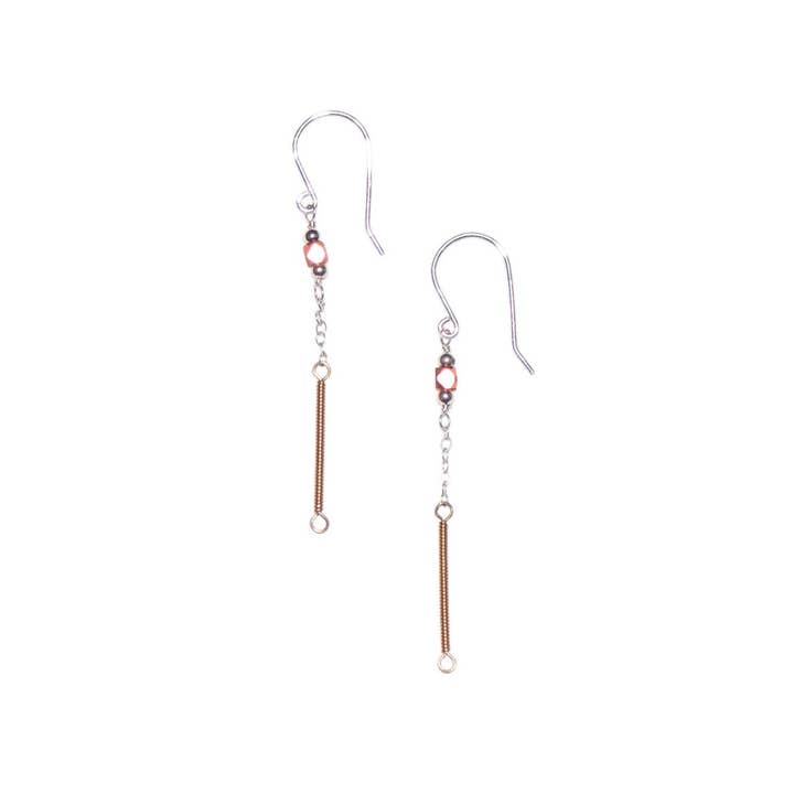 Lure Earrings Short - Sterling Silver for wholesale by Bluce Designs